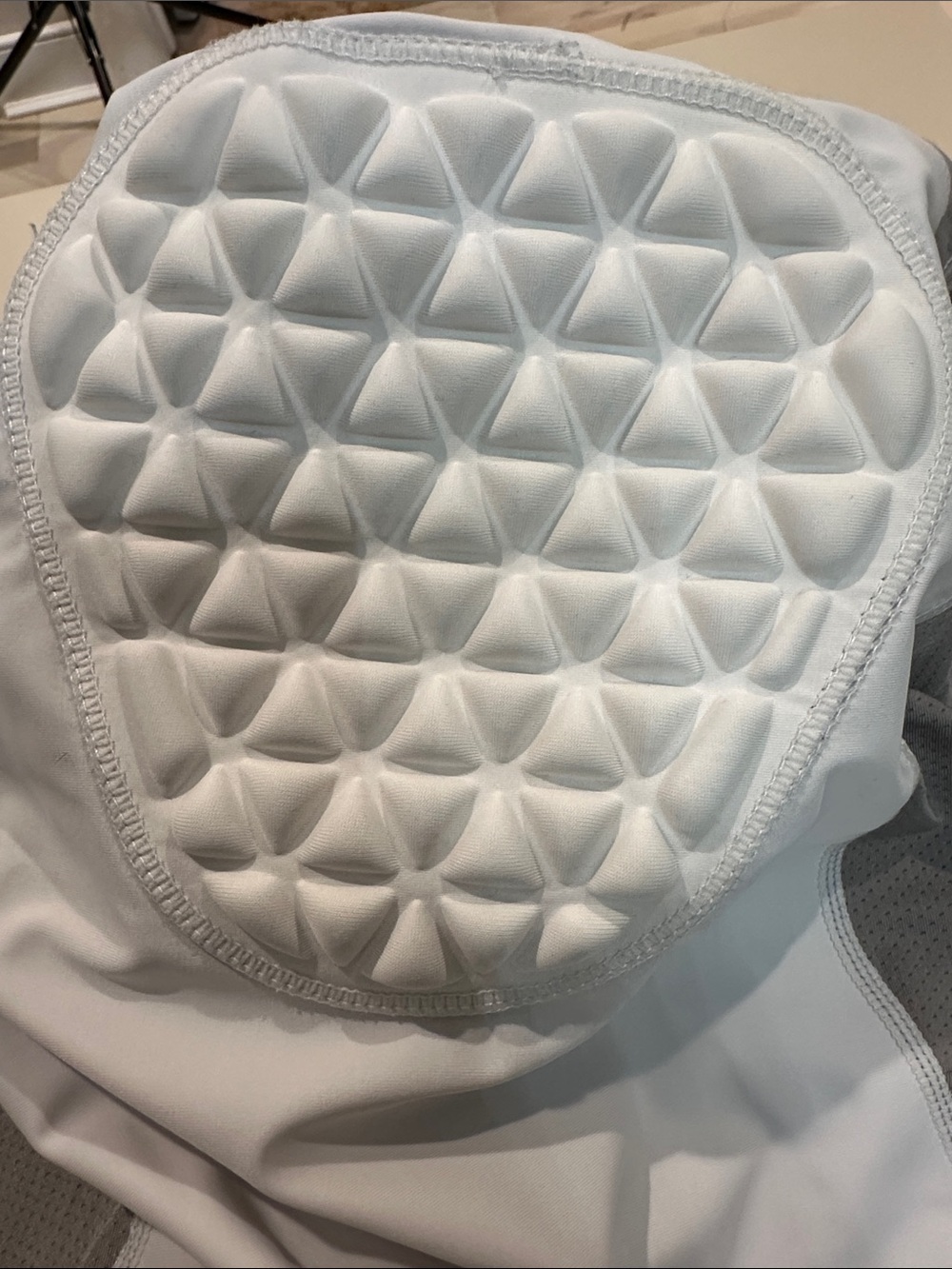 2 Youth Chest Protectors White and Gray Padded Performance Tank Top for Sports - Picture 10 of 11
